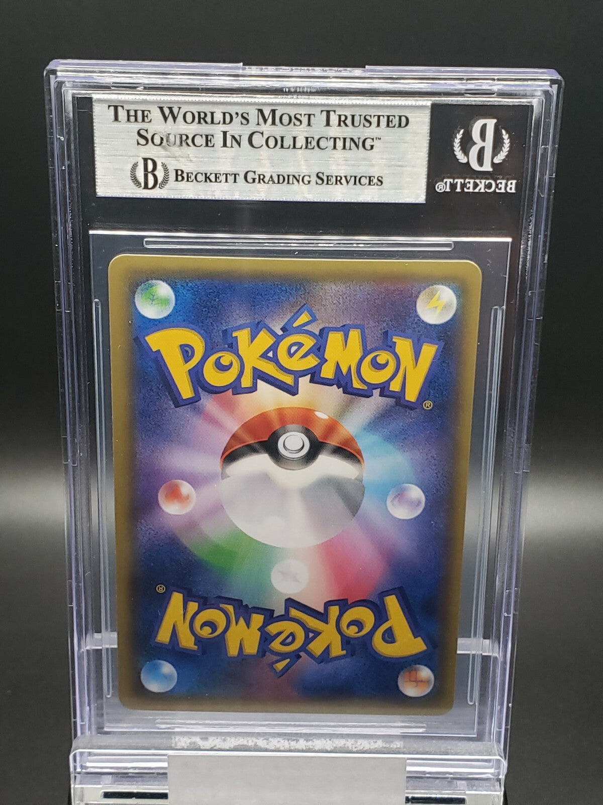2015 pokemon houndoom ex #60 Graded Beckett 9