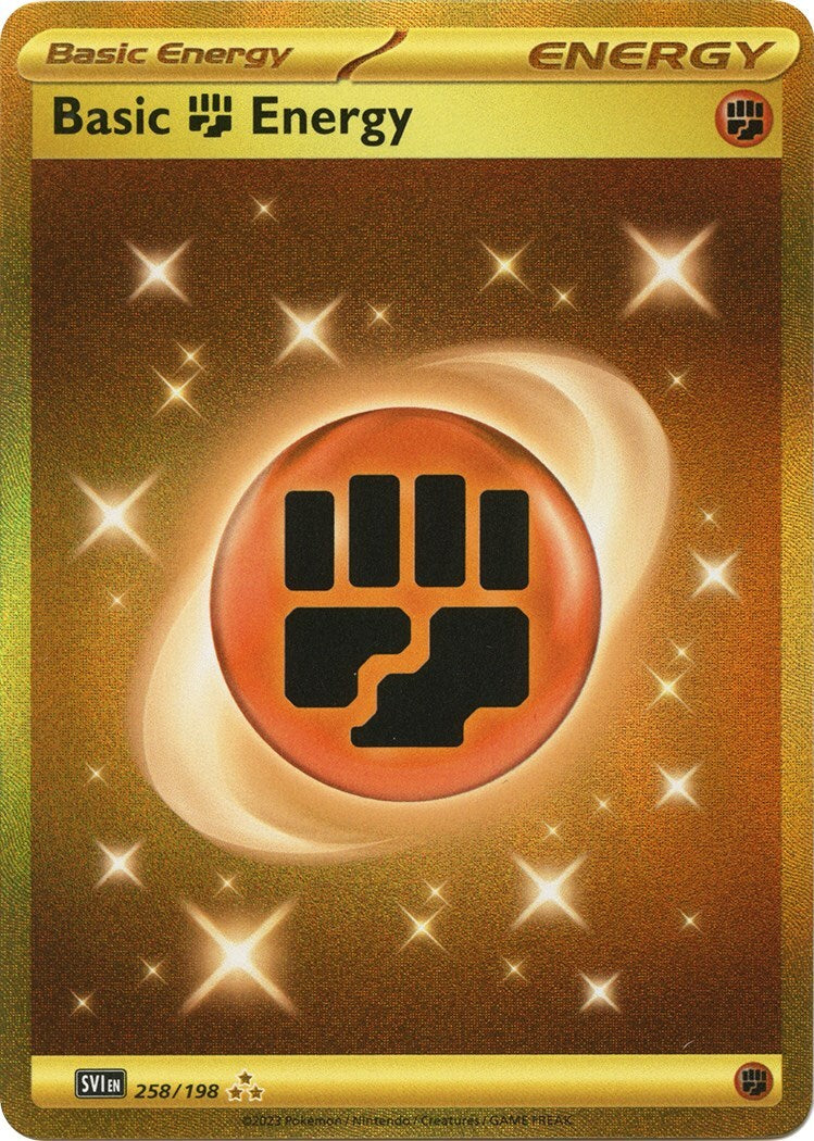 Basic Fighting Energy 258/198 Sv01: Scarlet & Violet Base Set Holo