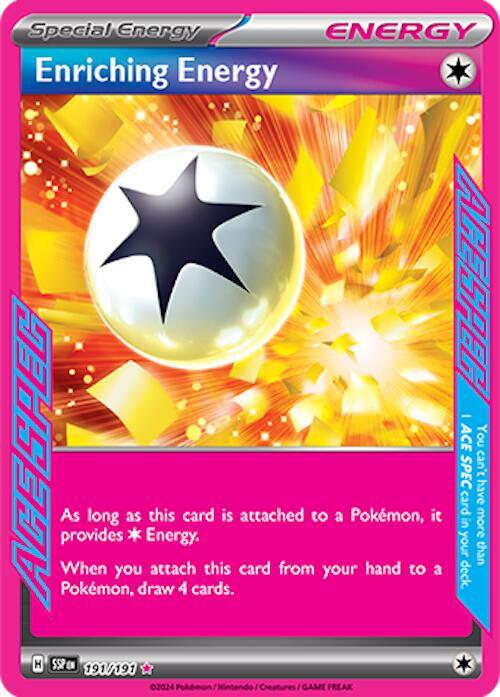 Enriching Energy 191/191 Sv08: Surging Sparks Holo