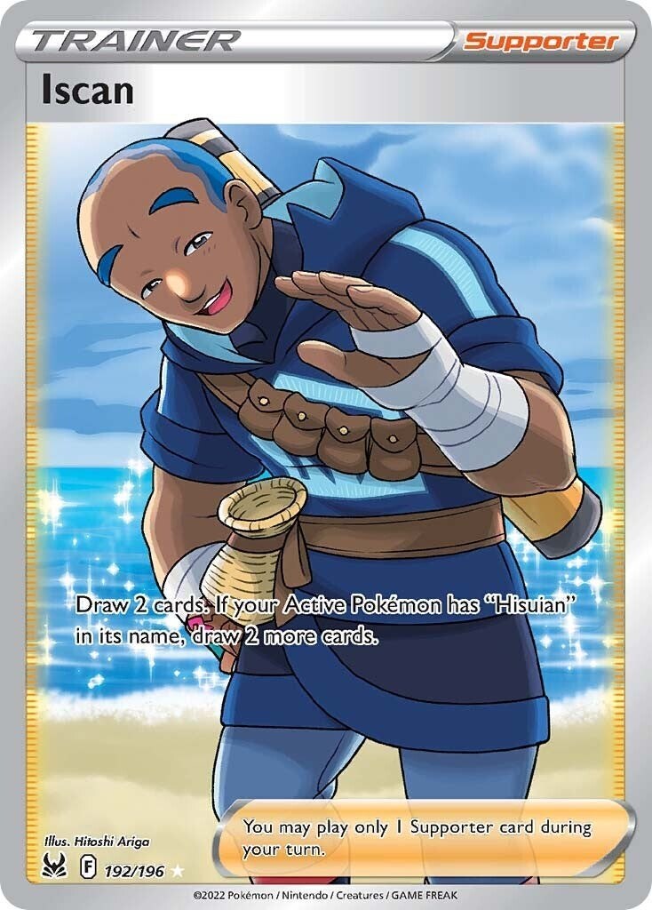 Iscan (Full Art) 192/196 Swsh11: Lost Origin Holo