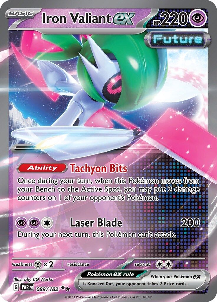 Iron Valiant ex 089/182 Sv04: Paradox Rift Holo