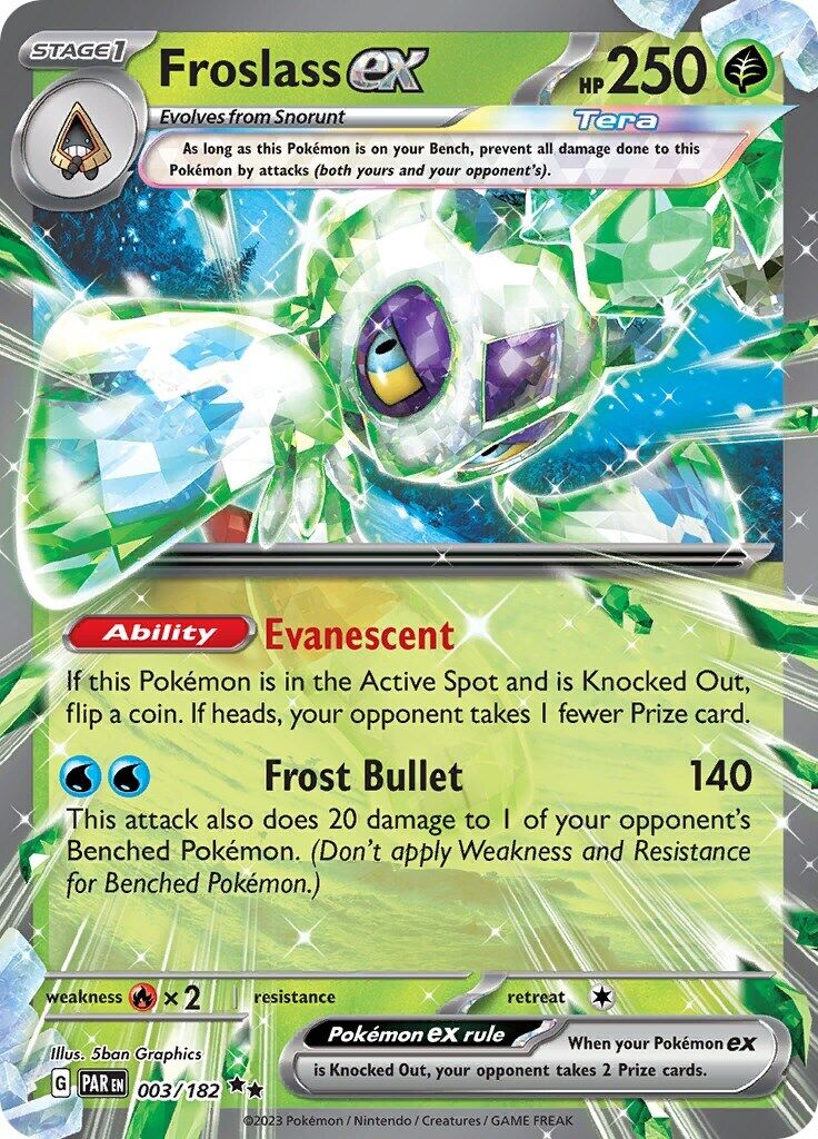 Froslass ex 003/182 Sv04: Paradox Rift Holo