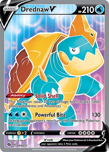 Drednaw V (Full Art) 69/73 Champions Path Holo