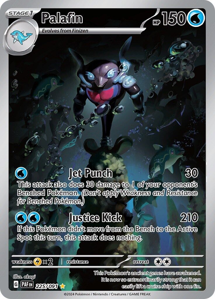 Palafin 225/091 Sv: Paldean Fates Holo