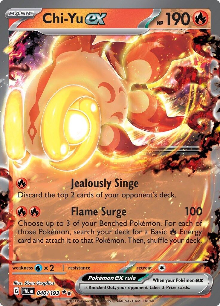 Chi-Yu ex 040/193 Sv02: Paldea Evolved Holo