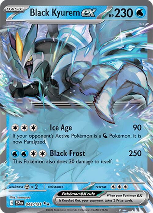 Black Kyurem ex 048/191 Sv08: Surging Sparks Holo