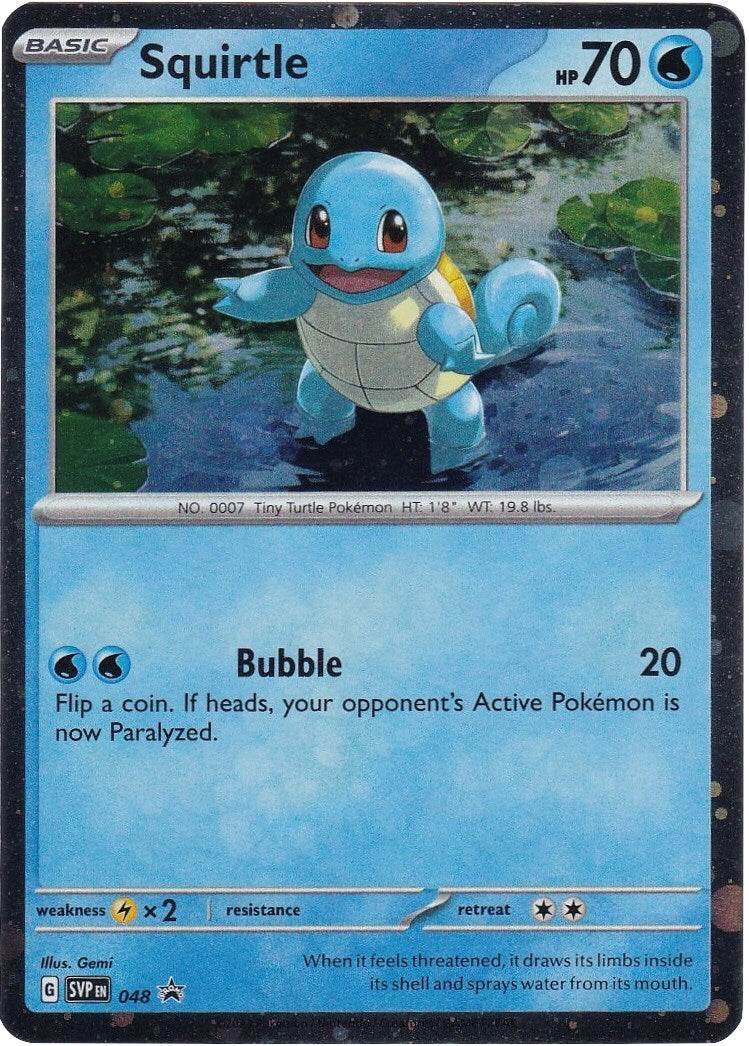 Squirtle - 048 (Cosmos Holo) 048 Sv: Scarlet & Violet Promo Cards Holo