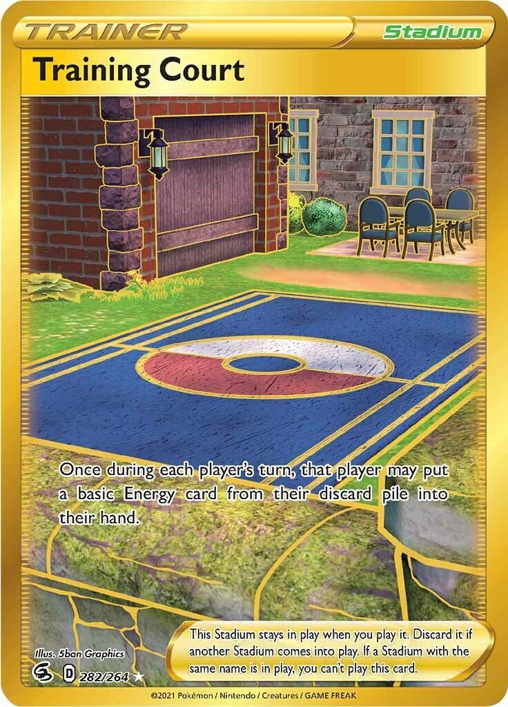Training Court (Secret) 282/264 Swsh08: Fusion Strike Holo