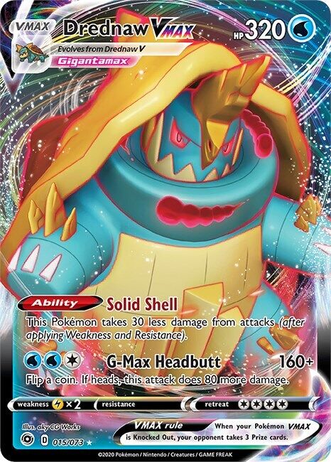 Drednaw VMAX 15/73 Champions Path Holo