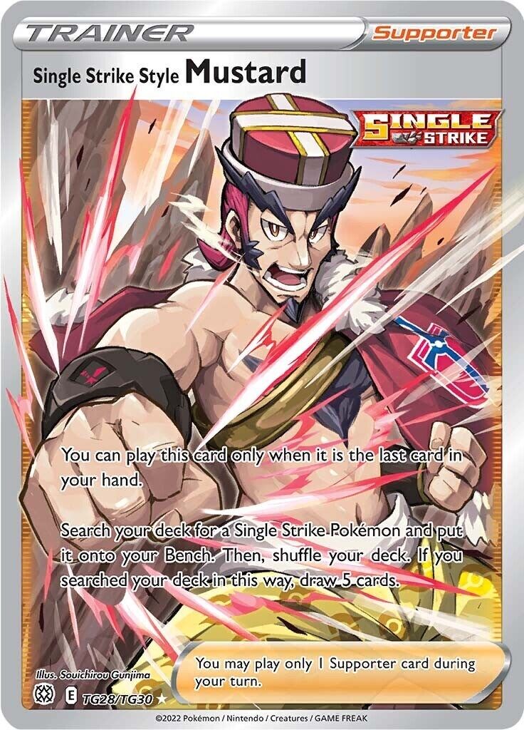 Single Strike Style Mustard TG28/TG30 Swsh09: Brilliant Stars Trainer Gallery...