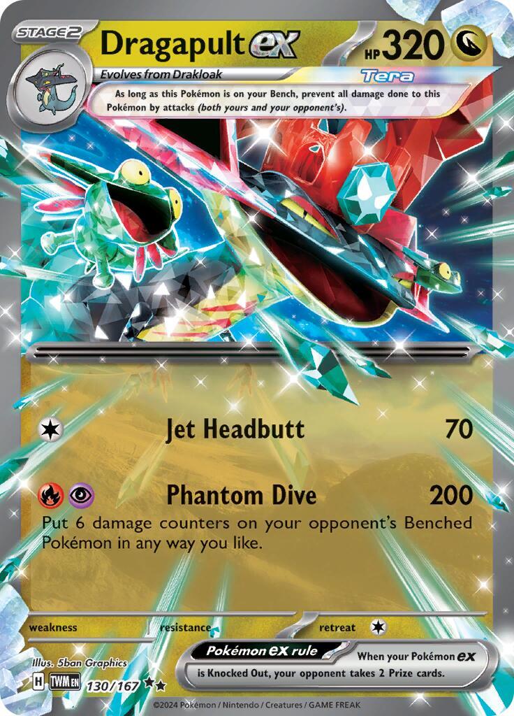 Dragapult ex 130/167 Sv06: Twilight Masquerade Holo