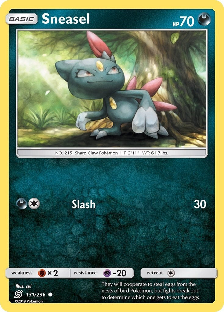 Sneasel 131/236 Sm-Unified Minds Reverse Holo