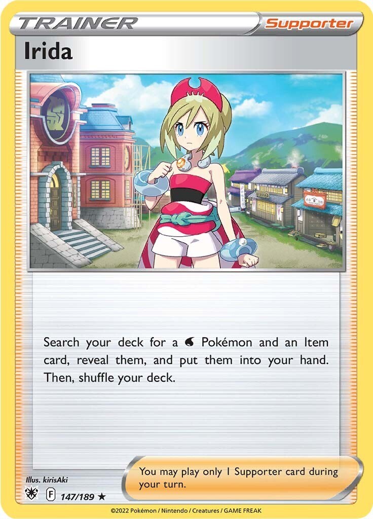 Pokémon TCG Irida Astral Radiance 147/189 Reverse Holo Holo Rare