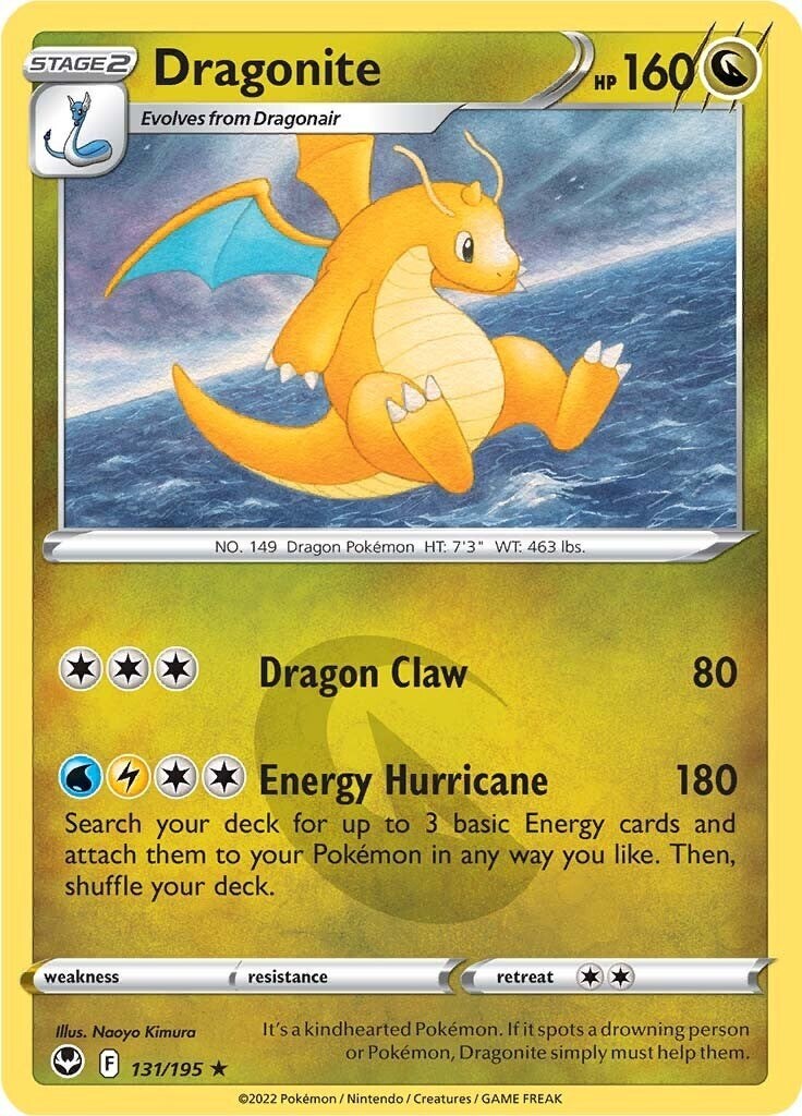 Dragonite 131/195 Swsh12: Sword & Shield - Silver Tempest Reverse Holo
