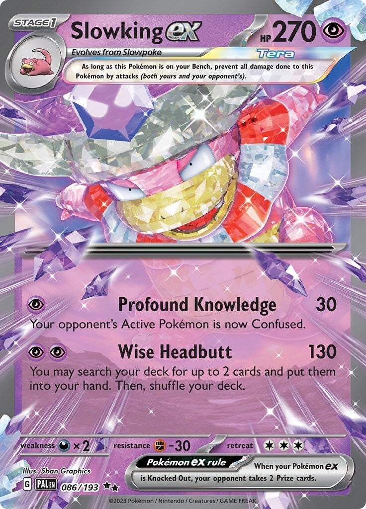 Slowking ex 086/193 Sv02: Paldea Evolved Holo