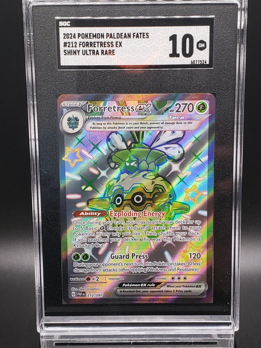 2024 Pokemon Forretress Ex 212 Sgc 10