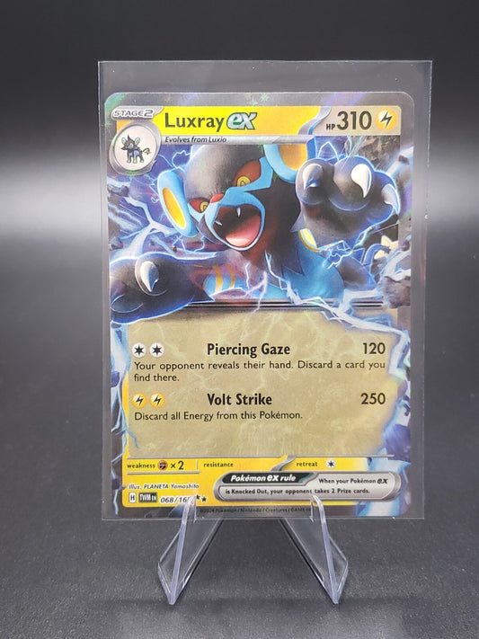 2024 Pokemon Scarlet Violet Twilight Masquerade Art Luxray ex 68 /167