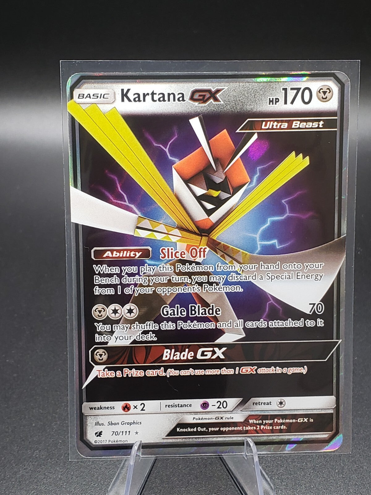 Kartana GX 70/111 Sm-Crimson Invasion Holo