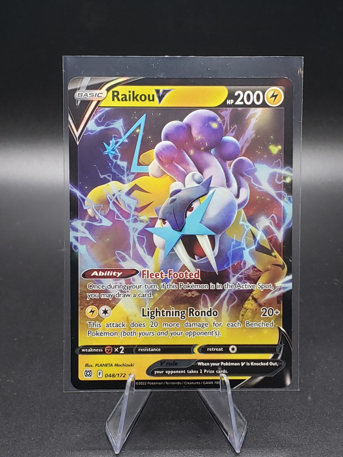Raikou V 048/172 Swsh09: Brilliant Stars Holo