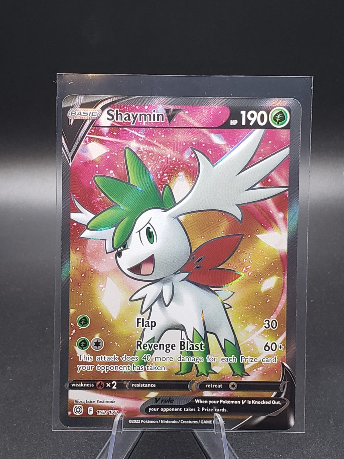 Shaymin V (Full Art) 152/172 Swsh09: Brilliant Stars Holo