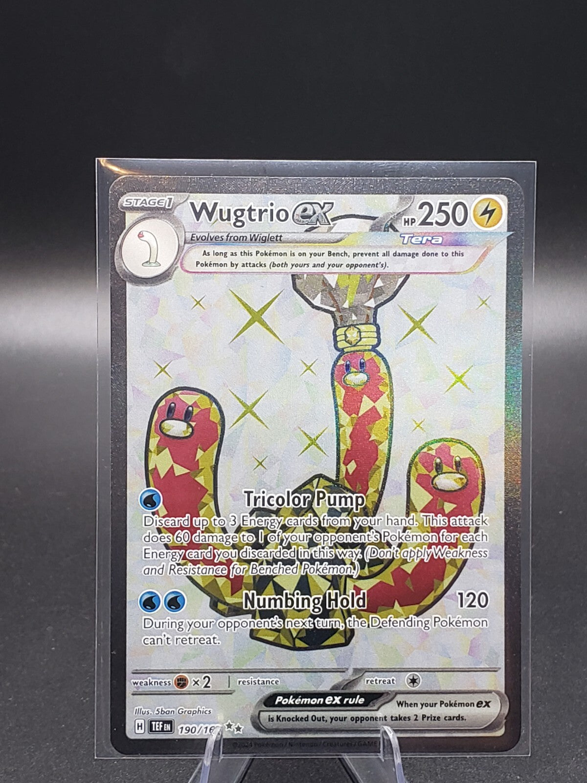 Wugtrio ex 190/162 Sv05: Temporal Forces Holo
