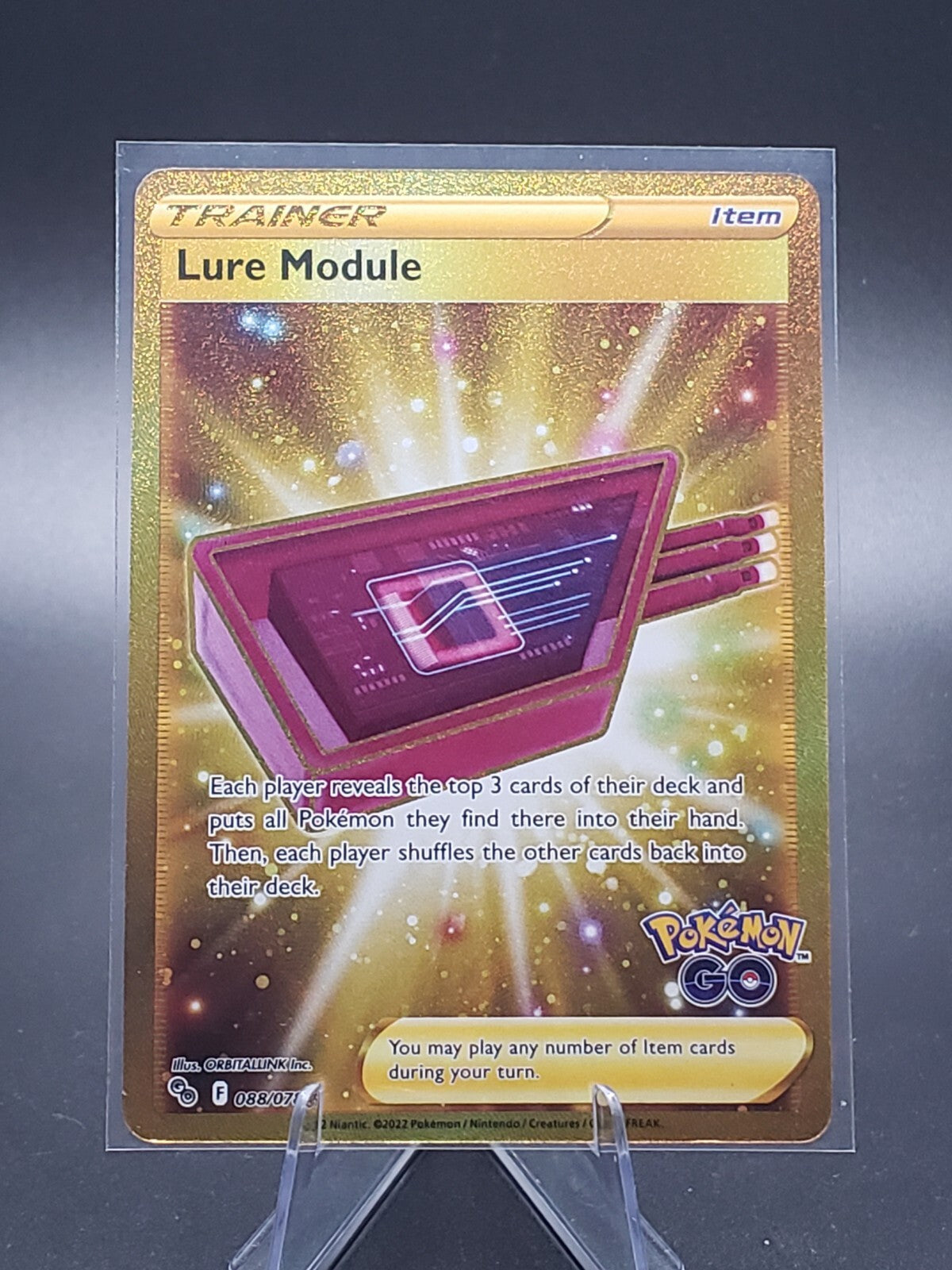 Pokémon TCG Lure Module Pokémon GO 088/078 Holo Secret Rare