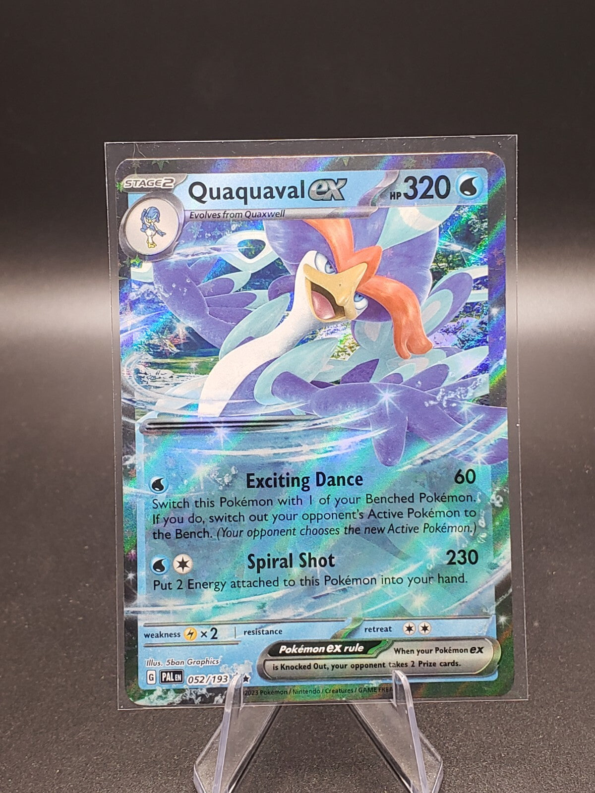 Quaquaval ex 052/193 Sv02: Paldea Evolved Holo