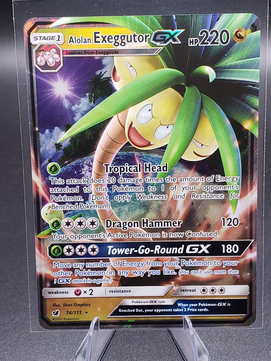 Alolan Exeggutor GX 74/111 Sm-Crimson Invasion Holo