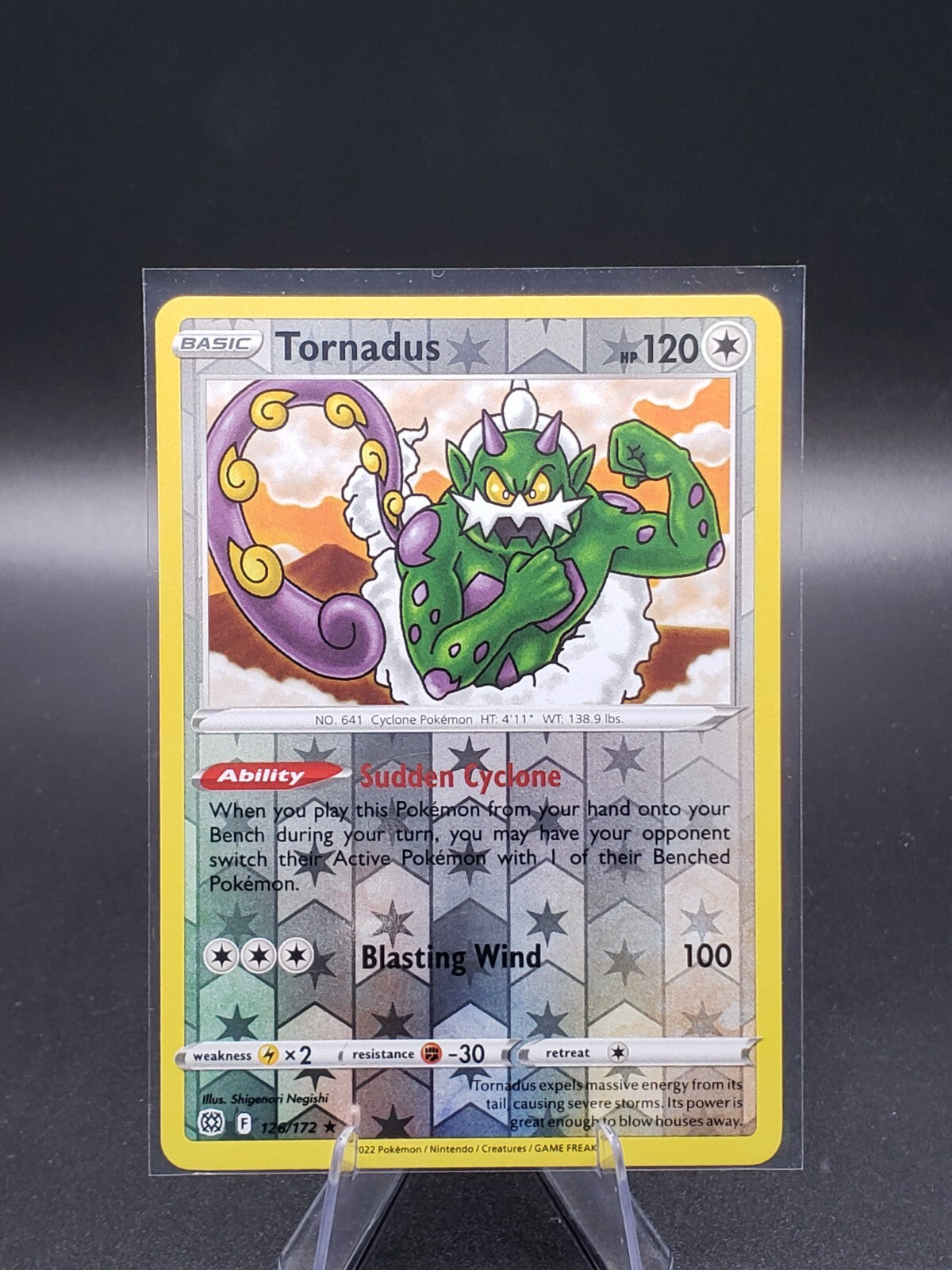 Tornadus 126/172 Swsh09: Brilliant Stars Reverse Holo