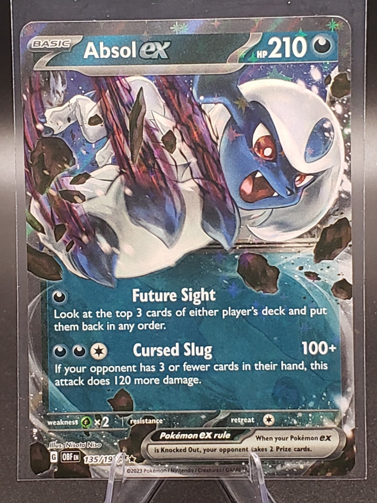 Absol ex 135/197 Sv03: Obsidian Flames Holo
