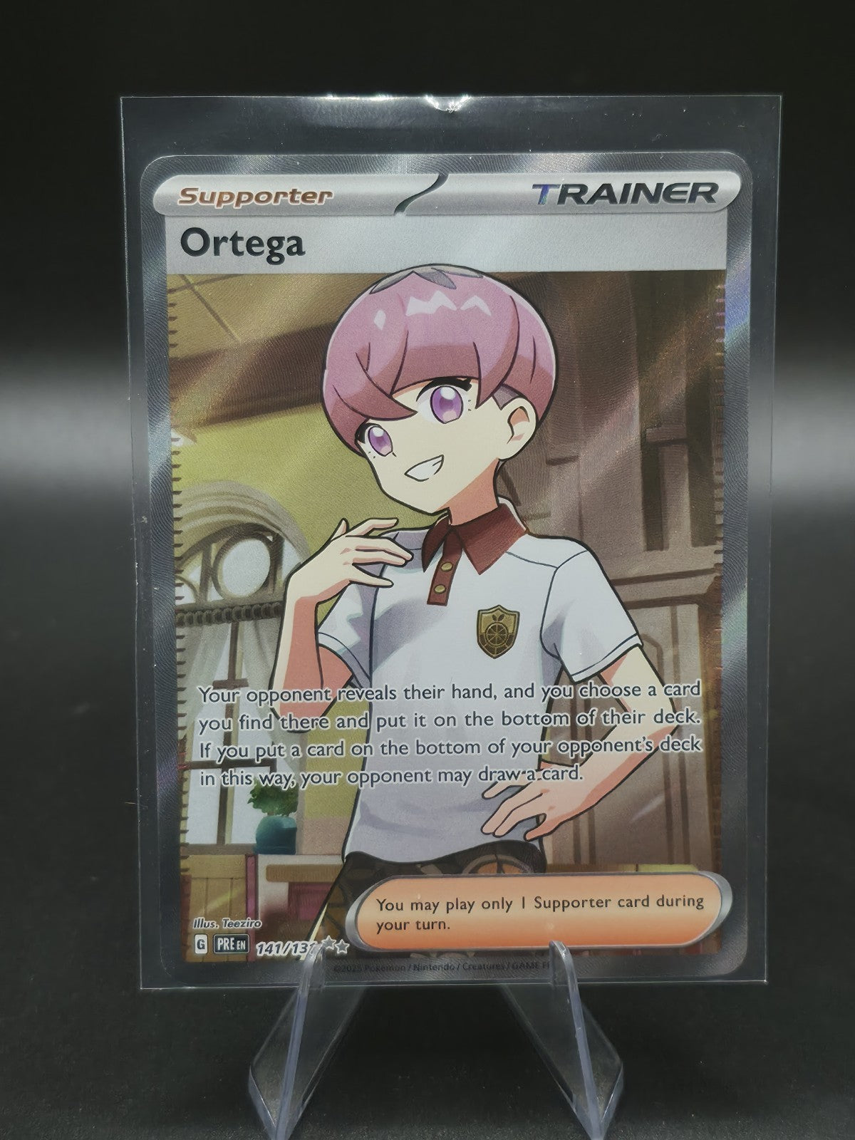 Ortega 141/131 Sv: Prismatic Evolutions Holo