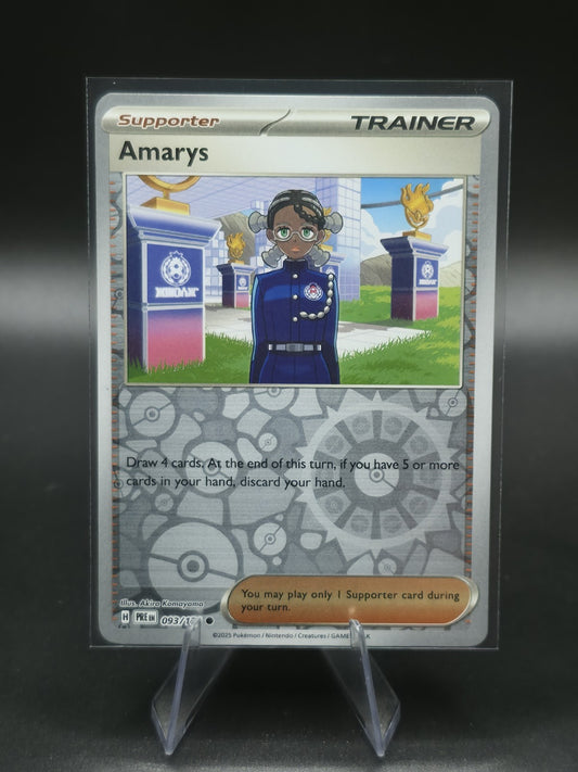 Amarys 093/131 Sv: Prismatic Evolutions Reverse Holo