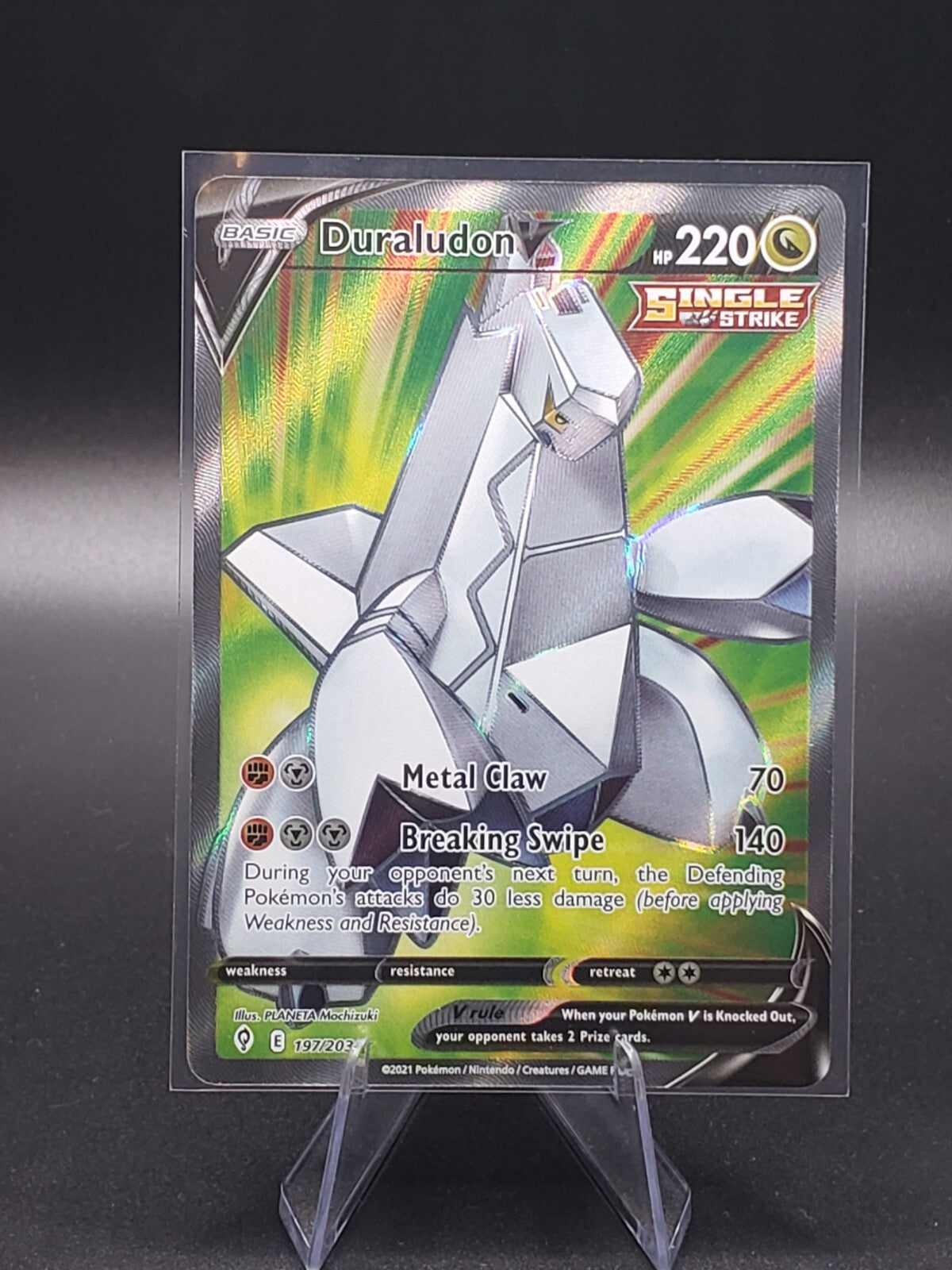 Duraludon V (Full Art) 197/203 Swsh07: Evolving Skies Holo