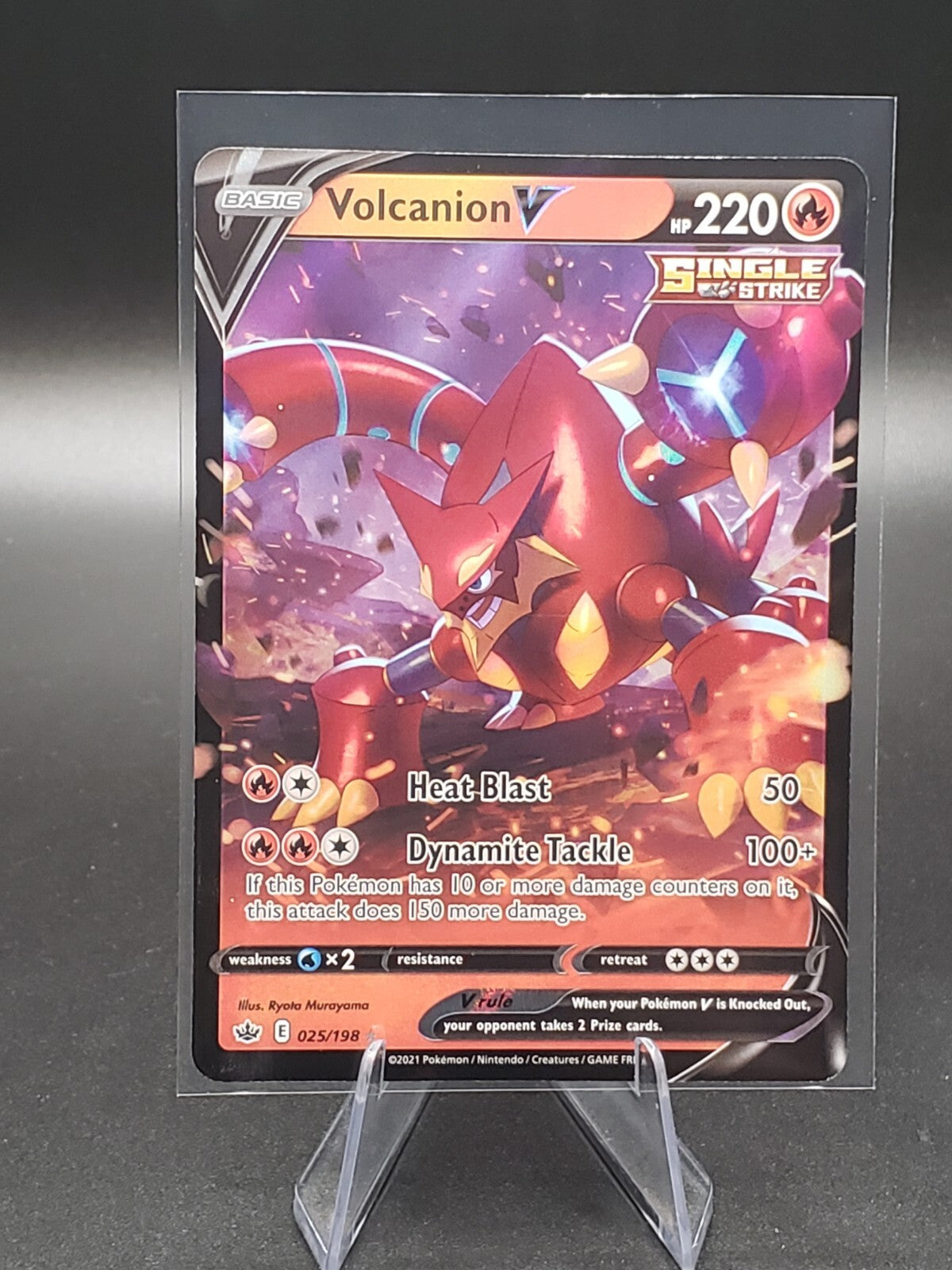Volcanion V 025/198 Swsh06: Sword & Shield - Chilling Reign Holo