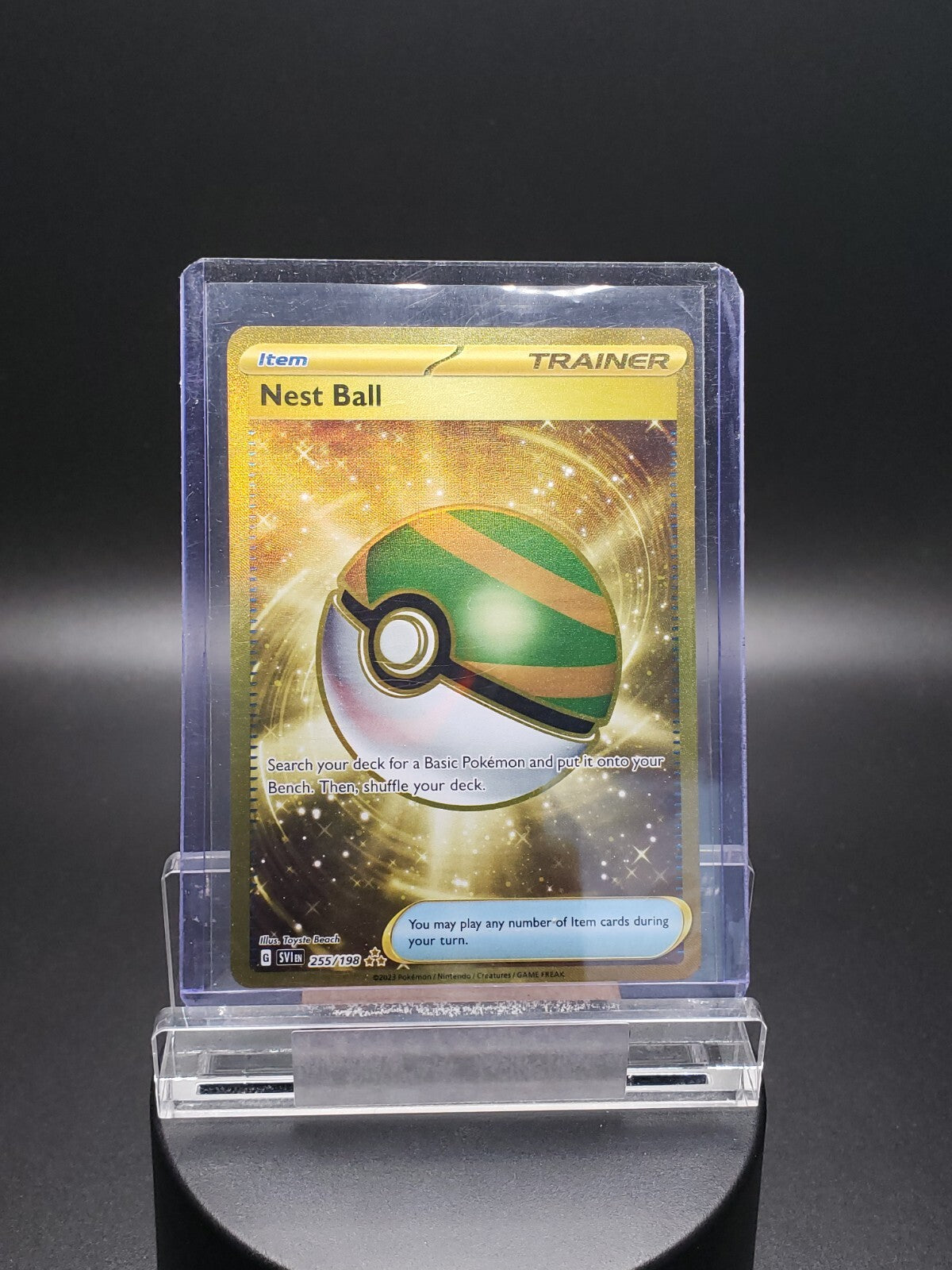 Pokémon TCG Nest Ball Scarlet & Violet Base Set 255/198 Holo Hyper Rare