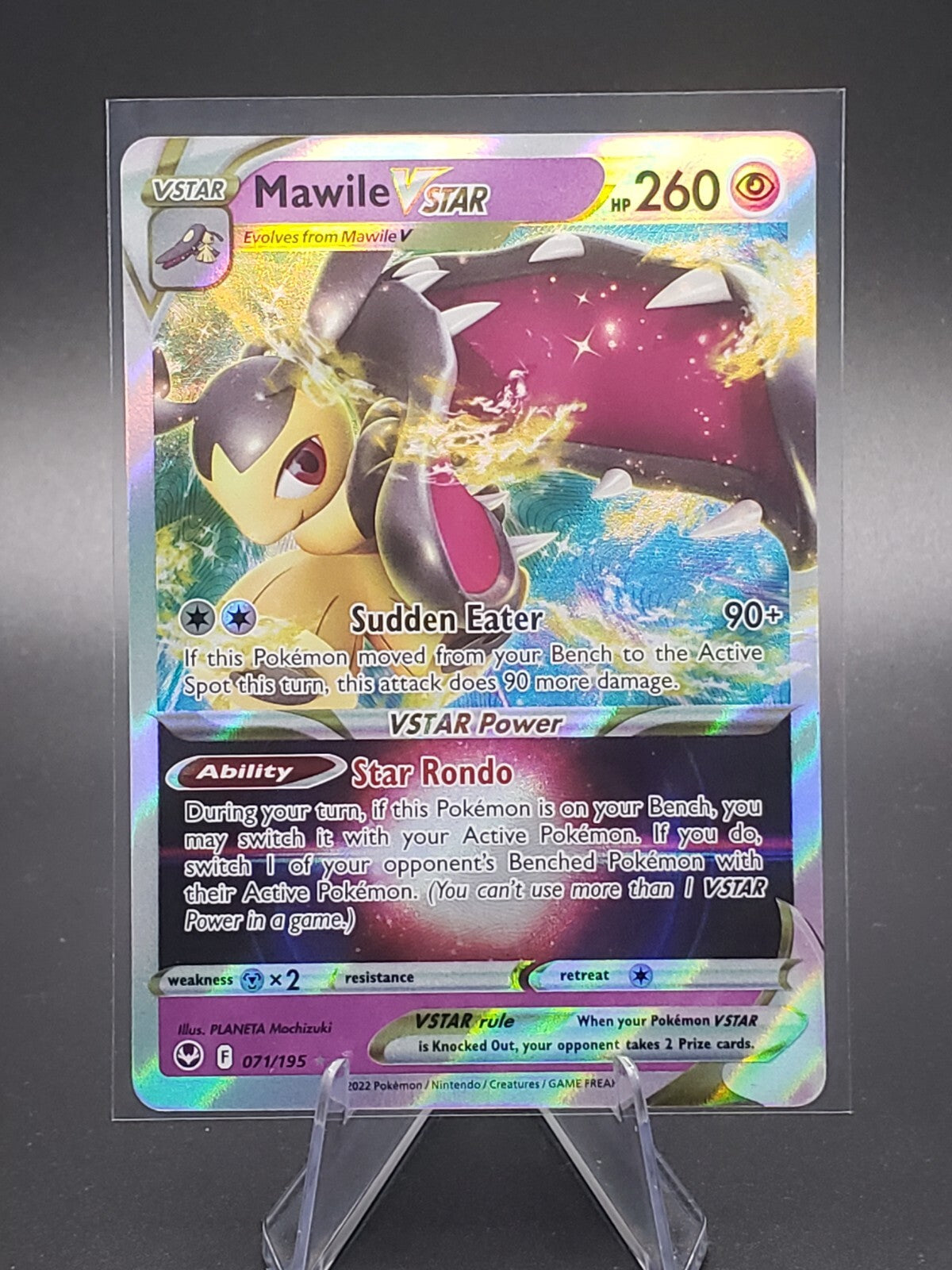 Pokémon TCG Mawile VSTAR Sword & Shield - Silver Tempest 071/195 Holo Ultra Rare