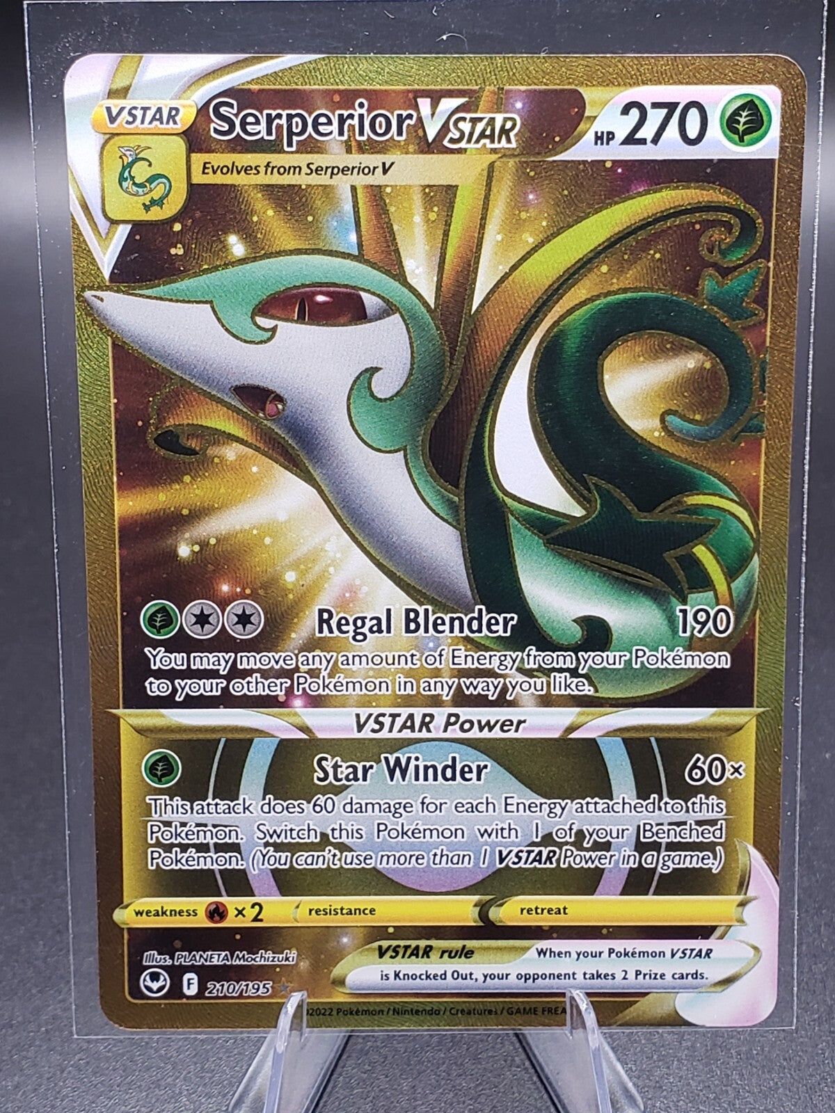 Serperior VSTAR (Secret) 210/195 Swsh12: Sword & Shield - Silver Tempest Holo