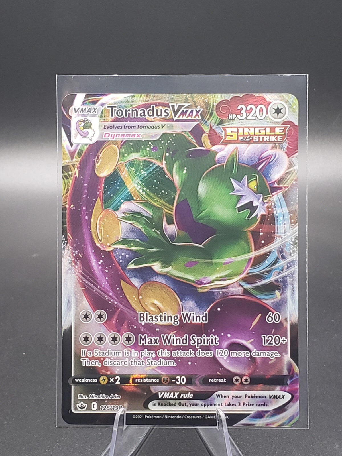 Tornadus VMAX 125/198 Swsh06: Sword & Shield - Chilling Reign Holo