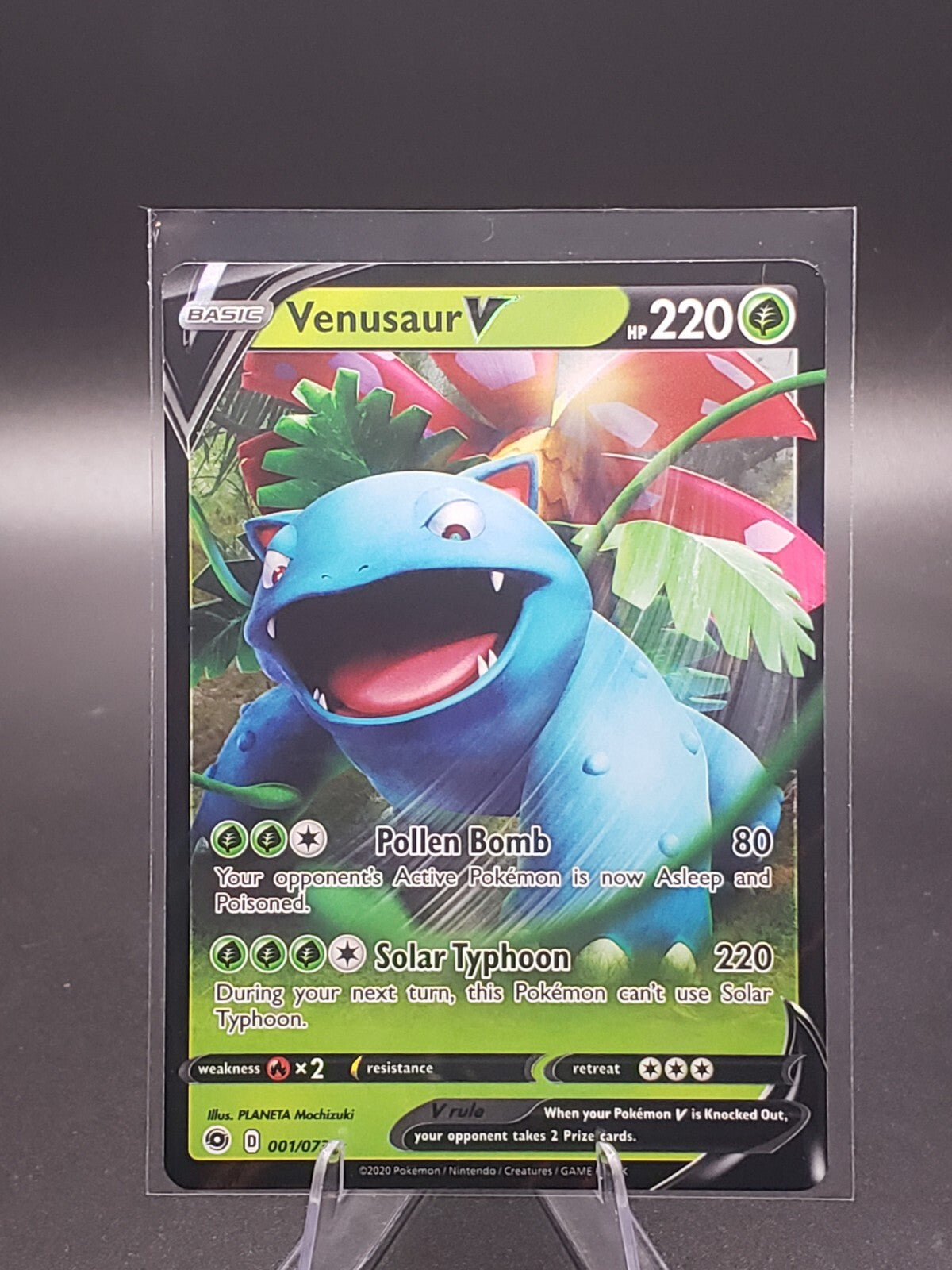 Venusaur V 01/73 Champions Path Holo