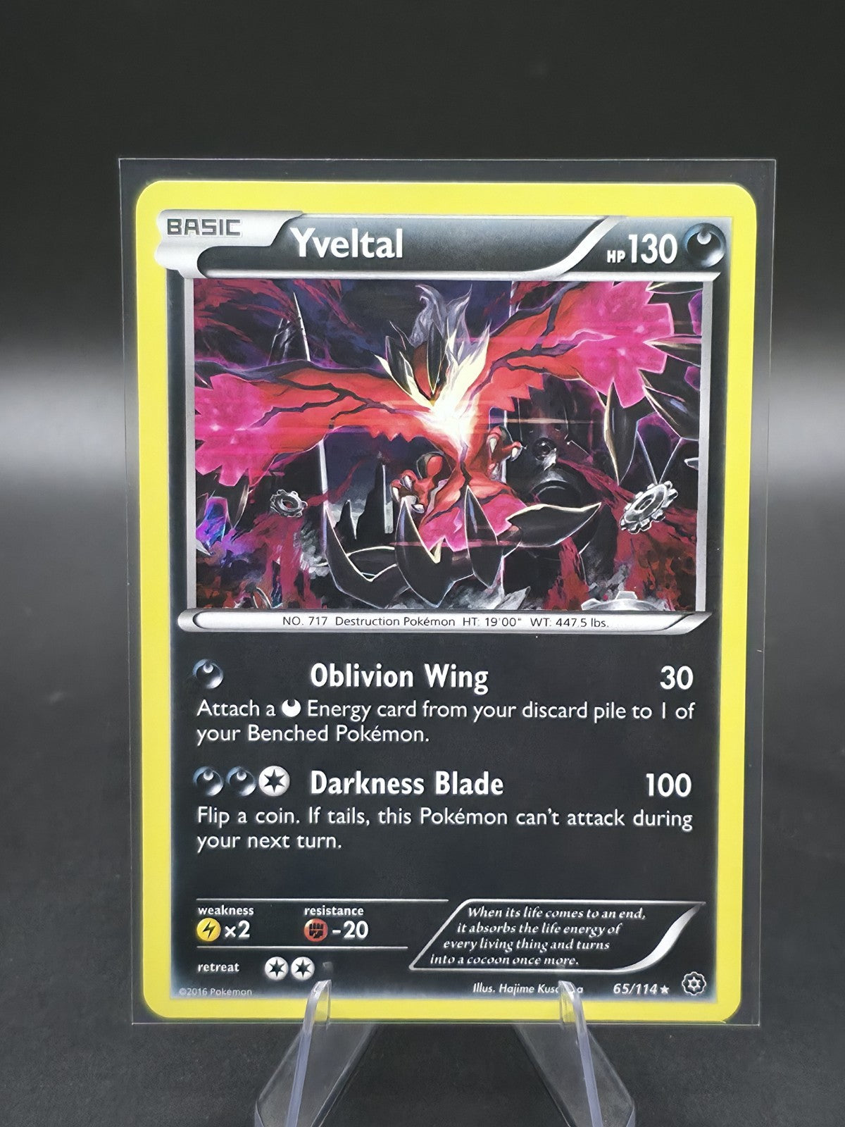 Yveltal 65/114 XY-Steam Siege Holo