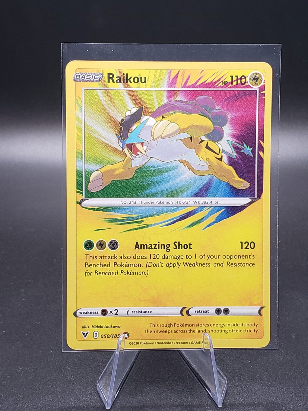 Raikou 050/185 Swsh04: Vivid Voltage Holo