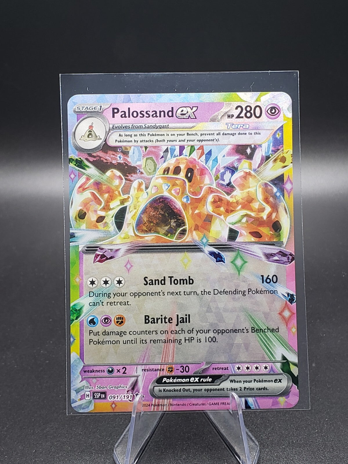 Palossand ex 091/191 Sv08: Surging Sparks Holo
