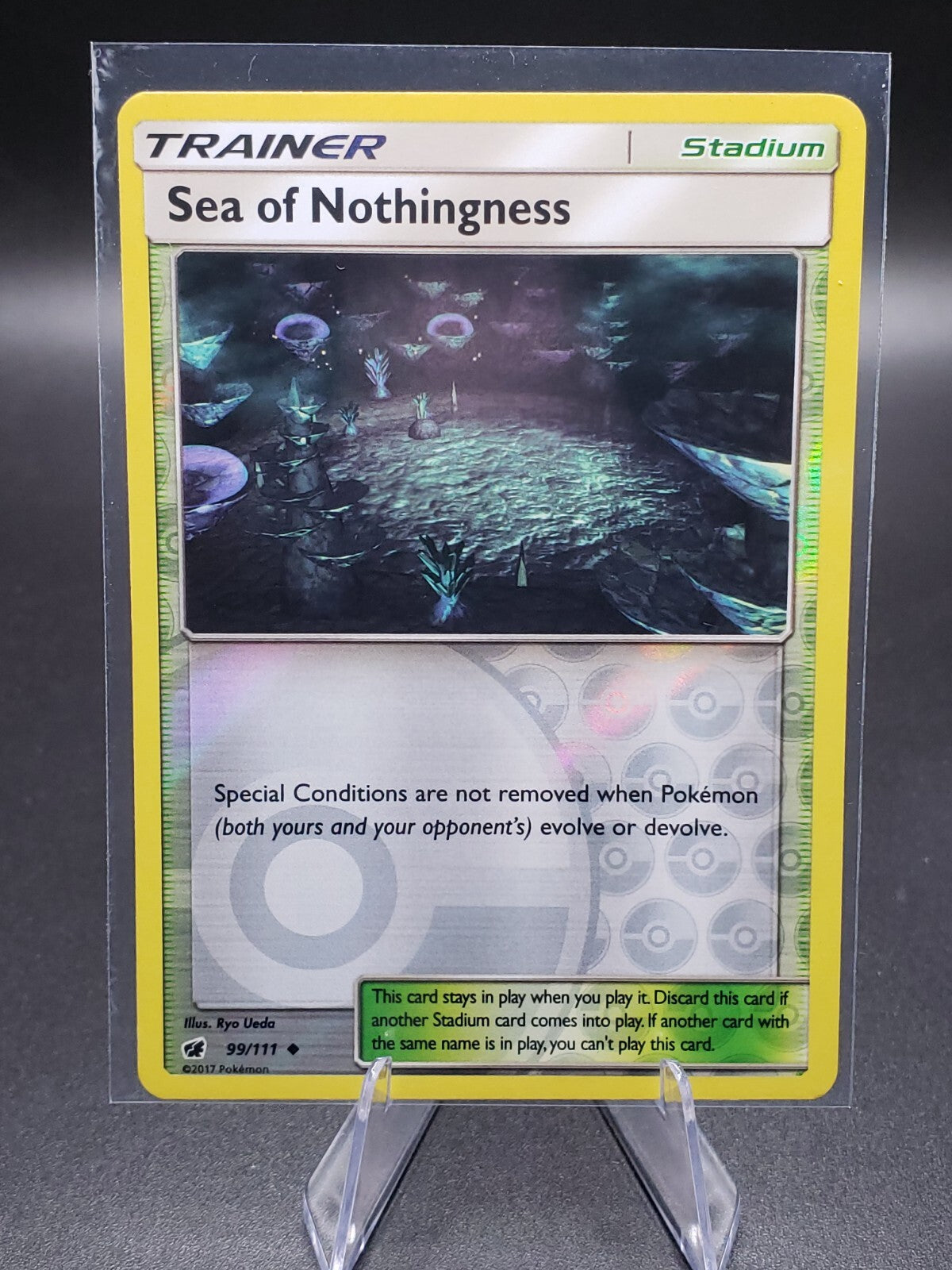 Sea of Nothingness 99/111 Sm-Crimson Invasion Reverse Holo