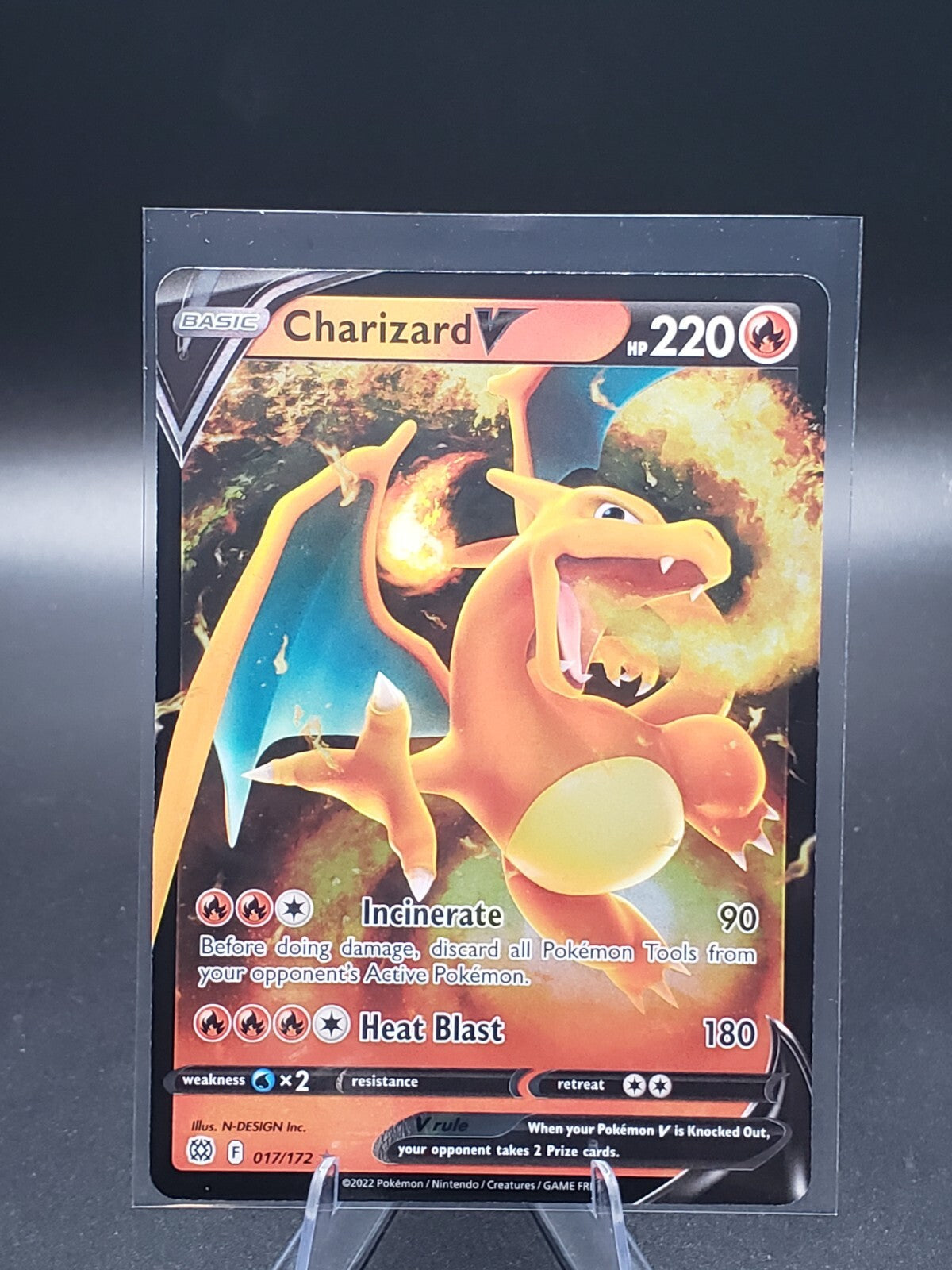 Charizard V 017/172 Swsh09: Brilliant Stars Holo