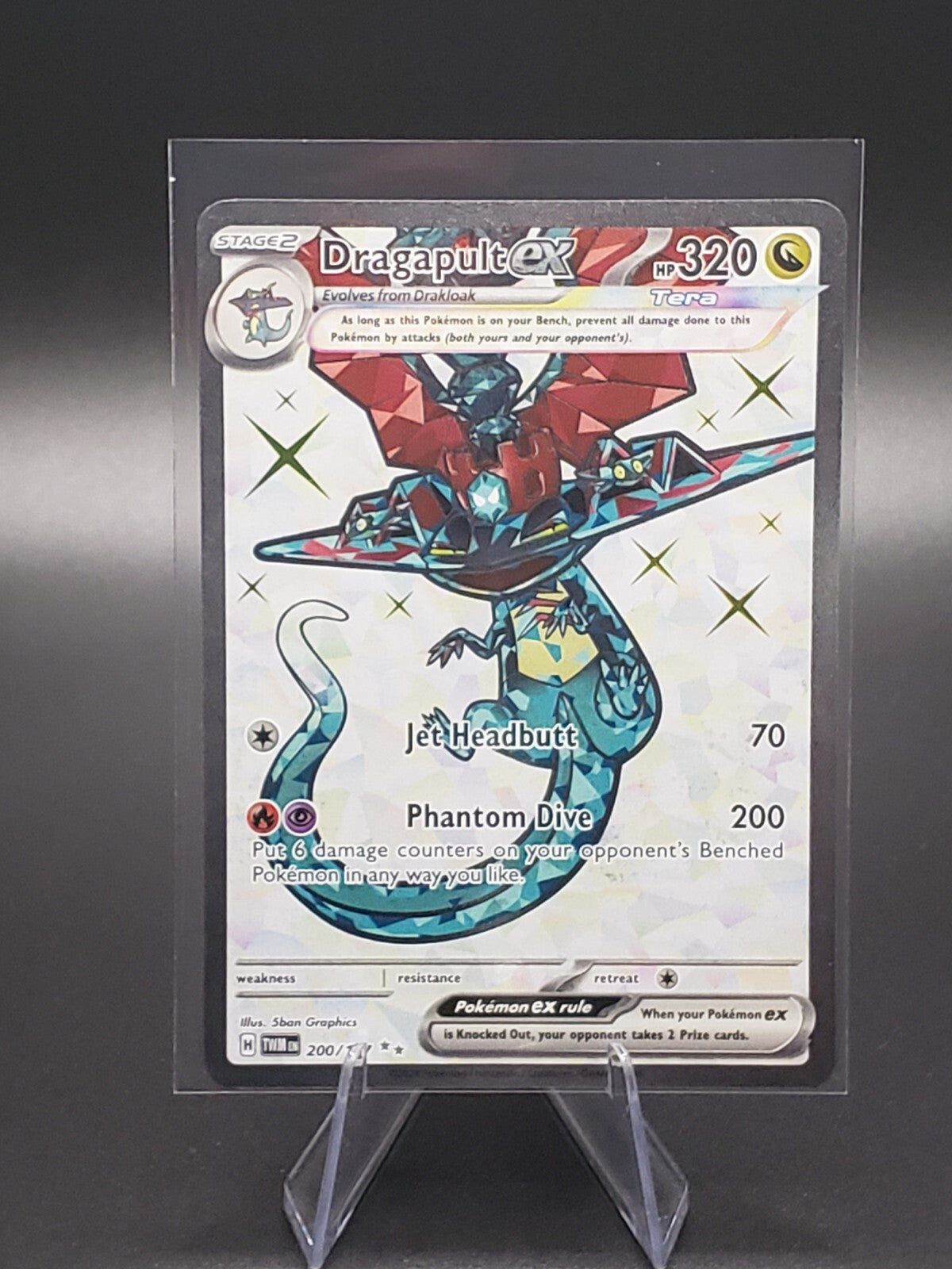 Pokémon TCG Dragapult ex Scarlet & Violet-Twilight Masquerade 200/167 Holo Ultra