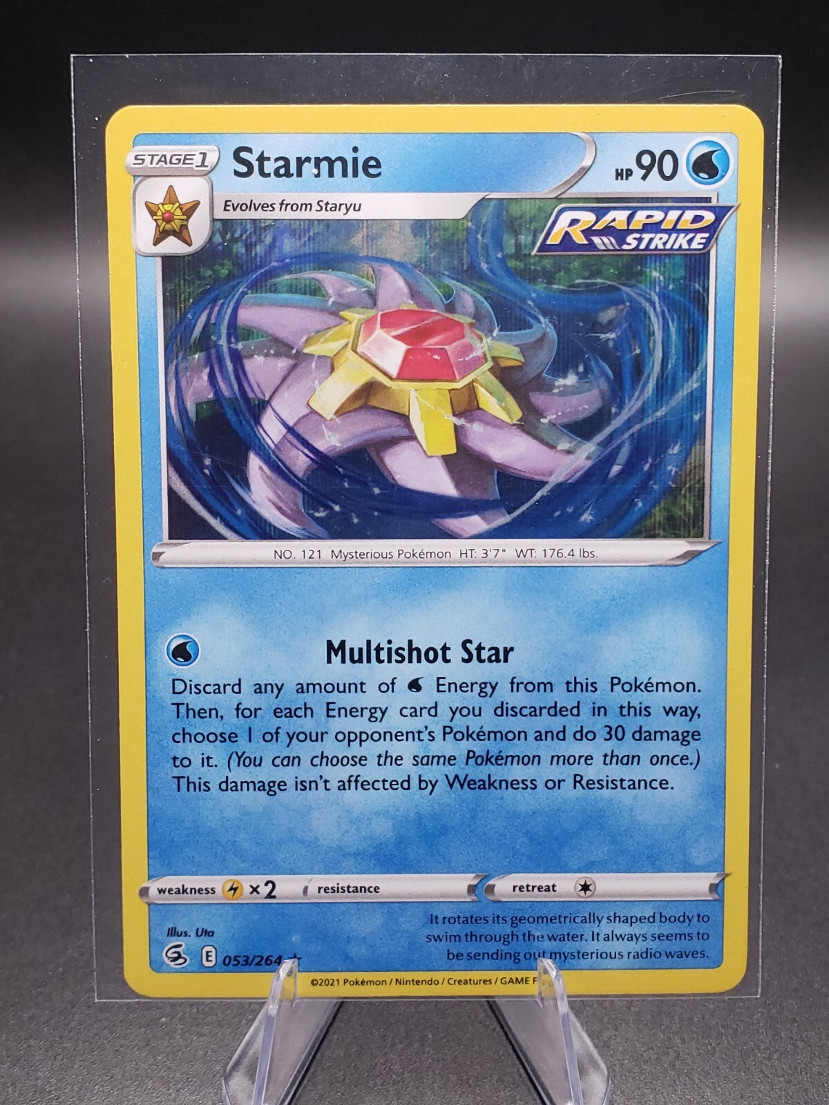 Starmie 053/264 Swsh08: Fusion Strike Holo