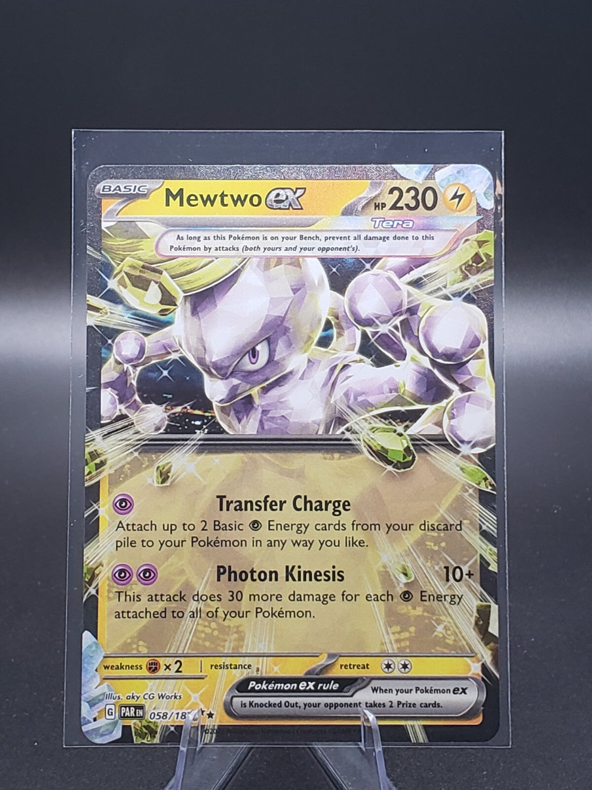Mewtwo ex 058/182 Sv04: Paradox Rift Holo