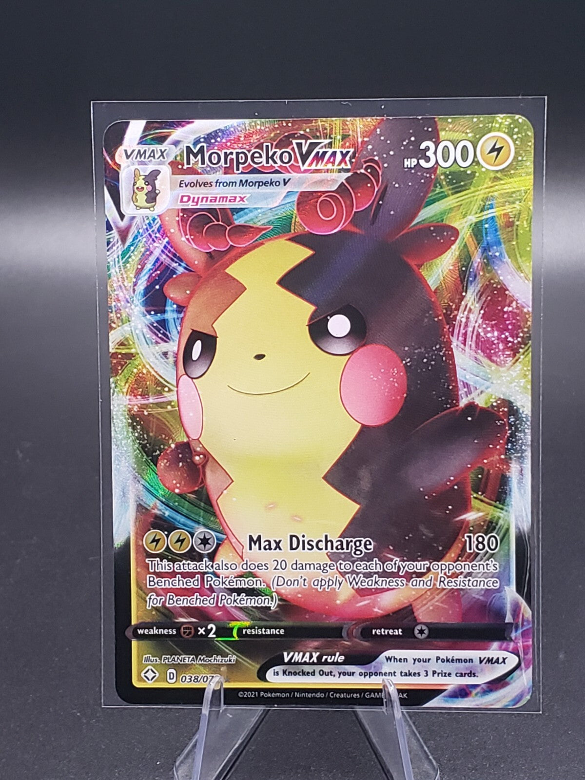 Morpeko VMAX 038/072 Shining Fates Holo