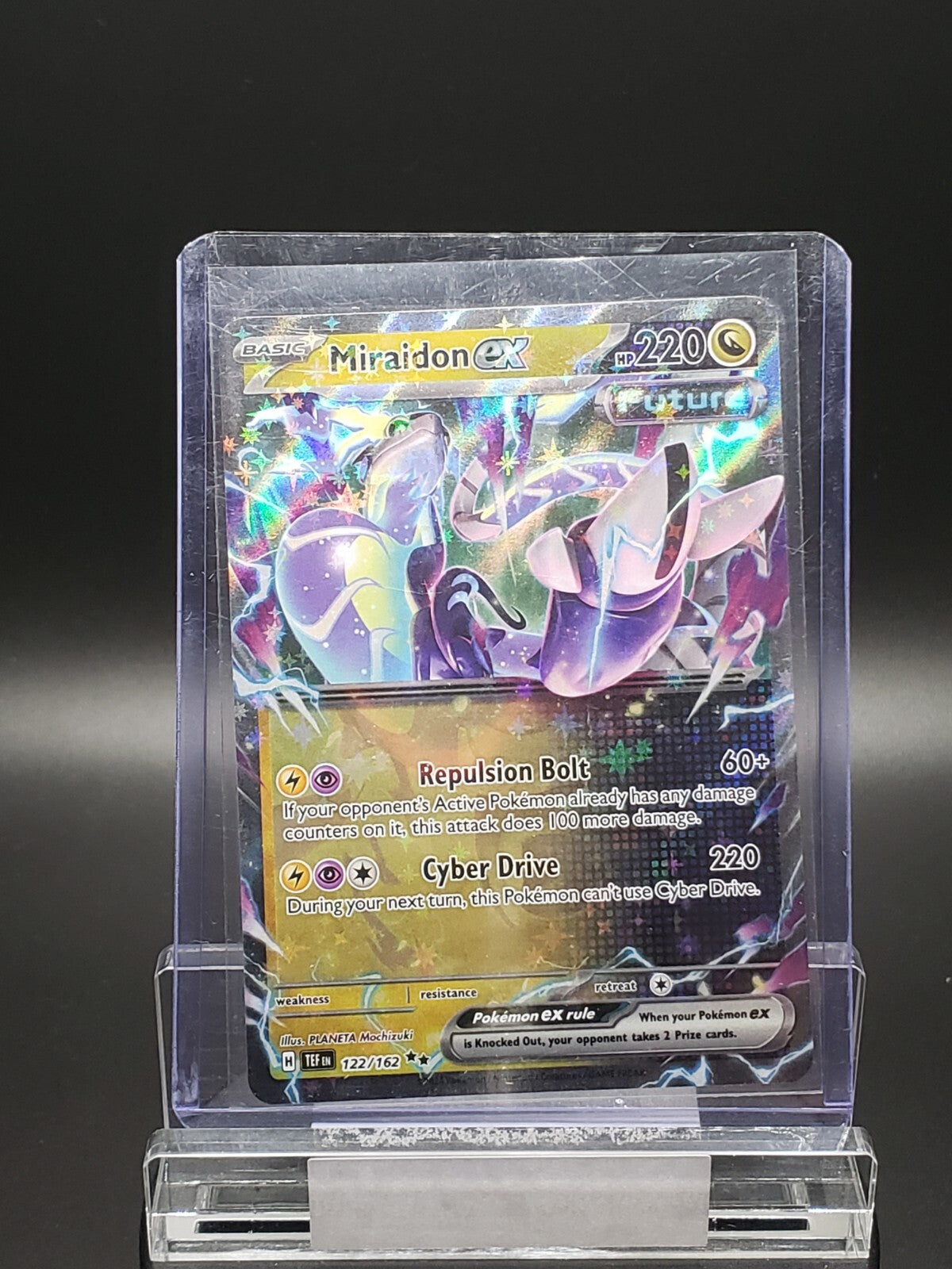 Miraidon EX 122/162 Double Rare Full Art Temporal Forces Pokémon Card NM+