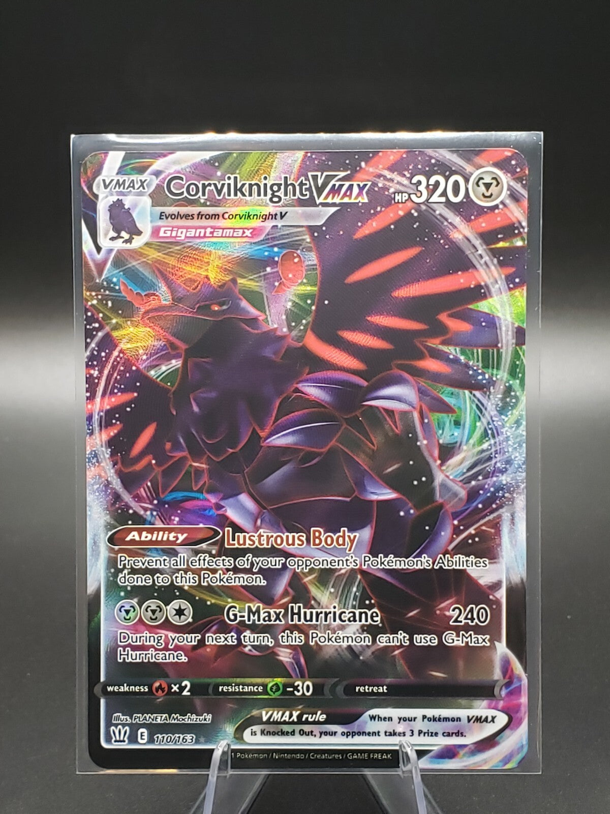 Corviknight VMAX 110/163 Swsh05: Battle Styles Holo